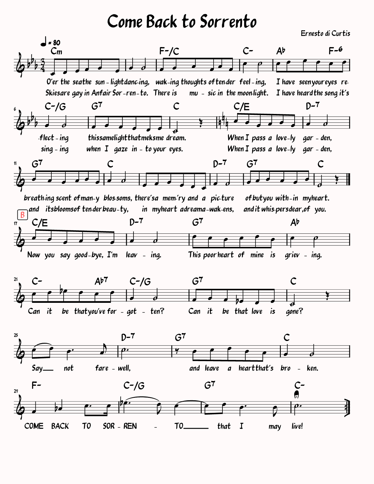 Sheet Music